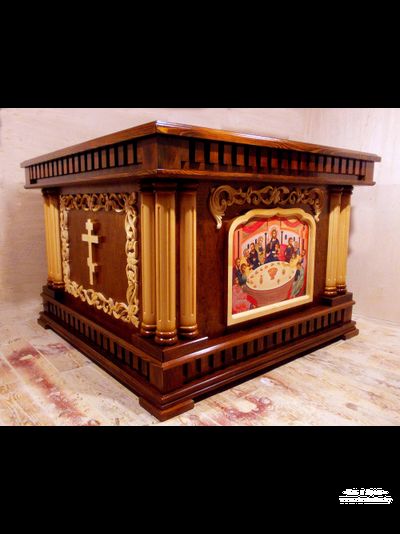 Деревянная риза на престол