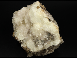 Кварц, щетка кристаллов, Аметистовый кварц, необработанный "дикий" образец, Кавказ, Приэльбрусье (120*102*90 мм, 816 г) №28281