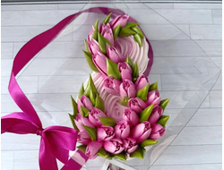 Зефирные тюльпаны на 8 марта