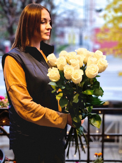 Роза Эквадор "Венделла" 80 см 15 шт