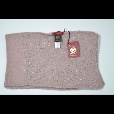 Vizio Италия шарф с пайетками 1350 S розовый