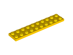 Plate 2 x 10, Yellow (3832 / 383224)