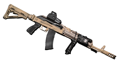 Автомат АК-74М с комплектом аксессуаров и снаряжения (Special Forces Weapon Set) - 1/6 (06045F) - Easy&Simple