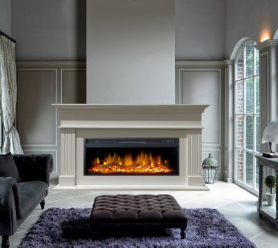 линейный камин электрический