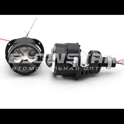 Билед модули Aozoom A29 2025 2.5 дюйма, 4 чипа, 5500K, 12V, 37W/64W, съемное гаечное крепление