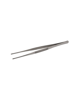 Щипцы (пинцет) 16 см. прямые, прямой кончик с зубцами, нержавеющая сталь
