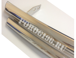 Защита переднего бампера  d76/57 на Lexus LX450d (лексус ЛХ)