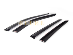 Дефлекторы окон AutoFlex, акрил для Mazda CX-5 2017-