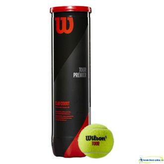 Теннисные мячи Wilson Tour Premier Clay Court x4