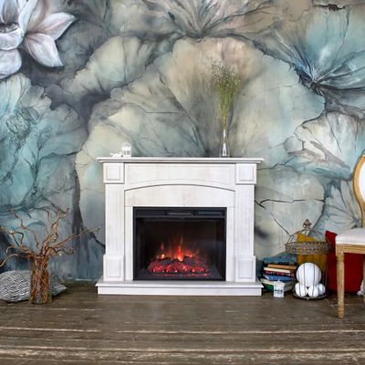 Электрокамин Carolina WT с очагом Sparta 25.5 LED