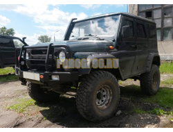 Передний силовой бампер серии Трофи на УАЗ Хантер 2003- (02.204.11)