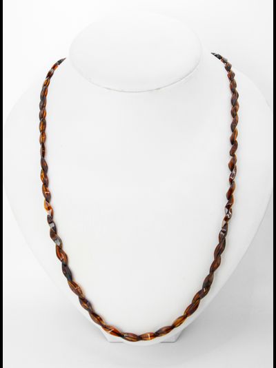 Бусы &quot;Змейка&quot; из натурального янтаря