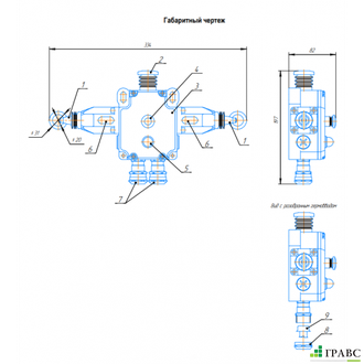 Аварийный тросовый выключатель АТВ-0905