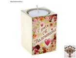 Подсвечник "С днём Святого Валентина" ("Happy Valentine's Day")
