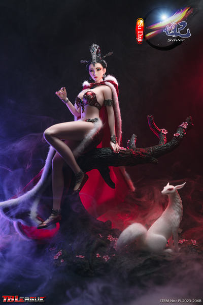 Лиса-оборотень Да Цзи (серебряная версия) - КОЛЛЕКЦИОННАЯ ФИГУРКА 1/6 Su Daji Silver (PL2023-206B) - TBLeague