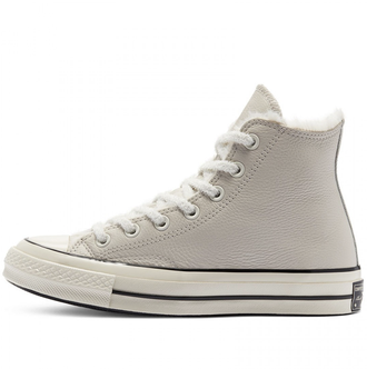 Зимние кеды Converse Chuck 70 Cozy Club серые