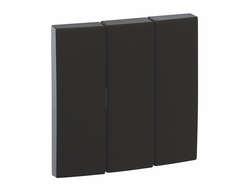 Efapel 90661 TPM Клавиша для трехклавишного выключателя, матовый черный