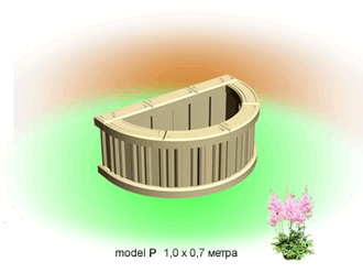 Model P 1,0 х 0,7 метра