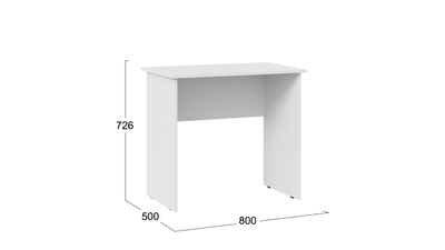 Стол письменный тип 14 Белый Ясень 800