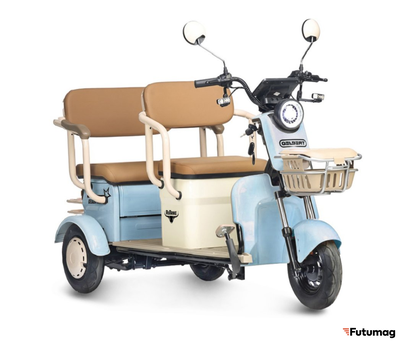 Электротрицикл Rutrike Gelbert Atlas 48V/60V 600Вт синий