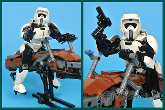 # 75532 Сборный Комплект «Штурмовик–Разведчик на Спидере» / “Scout Trooper & Speeder Bike” Buildable Action Set (2017)