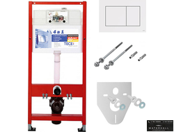Комплект TECEbase для установки подвесного унитаза с панелью смыва ТЕСЕnow белая, K400400