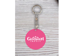 Гравированный брелок Genshin Impact, Геншин Импакт №2