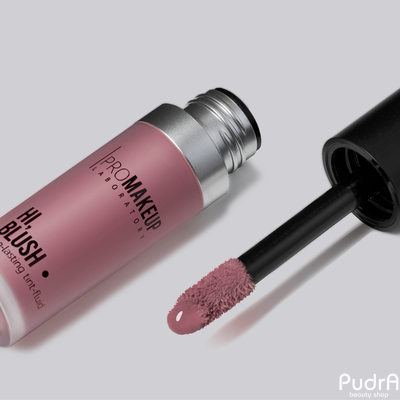 PROMAKEUP laboratory Стойкие румяна-флюид многофункциональные HI, BLUSH,  тон 102 lilac pink / пепельно-розовый