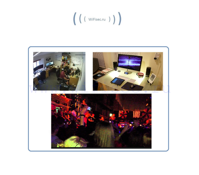 Видеоняня/охранная IP WiFi-LAN видеокамера с выводом для подключения внешнего микрофона и ночным видением, Full HD (изв. дыма) (XMeye/XMeye PRO)