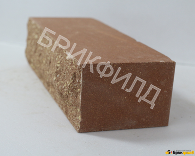 Имитация природного камня "Дикий камень", ложок (тычок). Розовый. Кирпичный завод Брик Филд