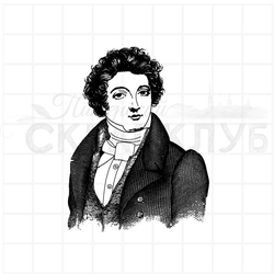 Штамп винтажный кавалер