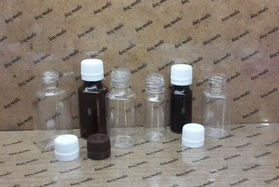 Флакон пэт 5, 10, 15, 30 мл с крышкой