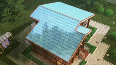 Баня из клееного бруса ПБ-19, 56 м2