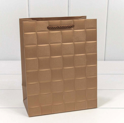 Пакет подарочный 3Д "Квадраты", 180*100*230мм