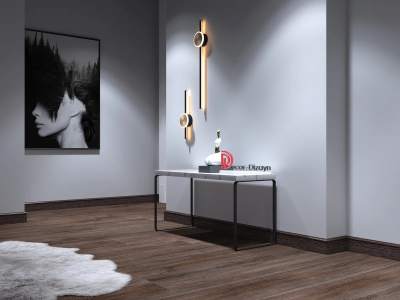 Напольный плинтус Decor-Dizayn 005-81SH, влагостойкий, ударопрочный, 2,4 метра