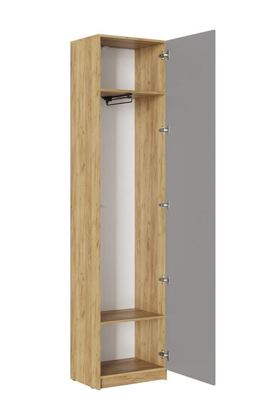 Шкаф Бостон ШК-003 Крафт/Серый (Стиль)