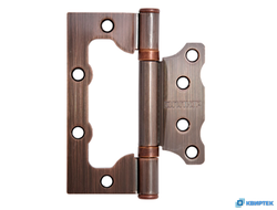 Петля дверная накладная без врезки (бабочка) медь купить в Челябинске | КВИРТЕК