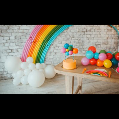 Оформление детского дня рождения в стиле "Радуга" "№ 1463