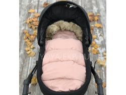 Теплый конверт Розовый