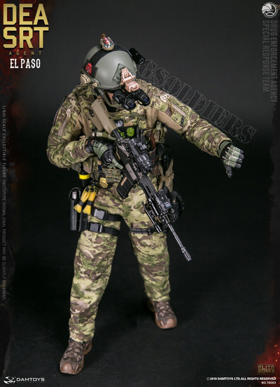 Агент группы Эль-Пасо ФИГУРКА 1/6 scale DEA SRT Special Response Team AGENT EL PASO 78063 DAMTOYS