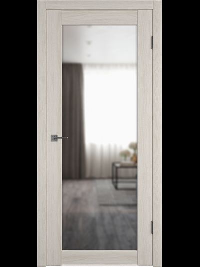 Дверь с зеркалом Atum Pro 32 Reflex светло-бежевый экошпон