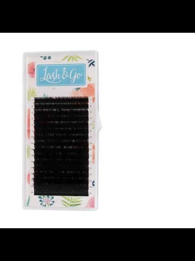 Ресницы чёрные Lash&amp;Go - Одна длина (16 линий)