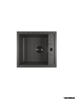 Мойка из искусственного мрамора MIXLINE ML-GM28 прямоугольная отверстие справа 445*500*190мм