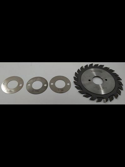 Подрезная составная пила  для форматно-раскроечных станков Ø100 х 20 х 2,8-3,6 Z = 12 + 12 WoodTec, от