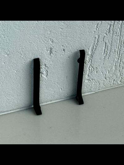 Заглушки SYMETRIC L Анодированный черный