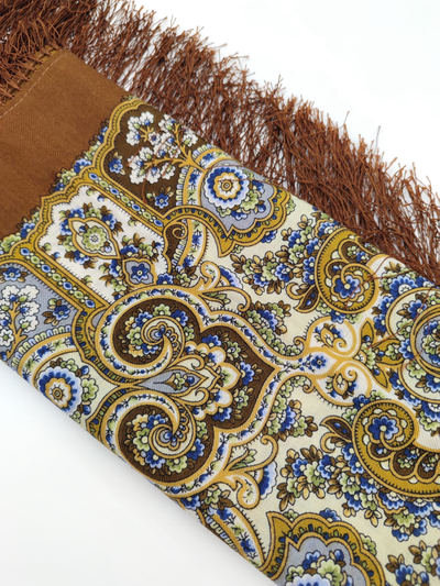 Павловопосадский платок Барбарис 2069-16