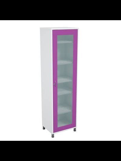 Шкаф-витрина медицинский металлический ШВМр-1.1