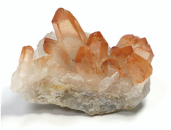 Кварц с гематитом