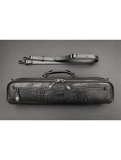 SoloWay Flute bag (Black reptile)