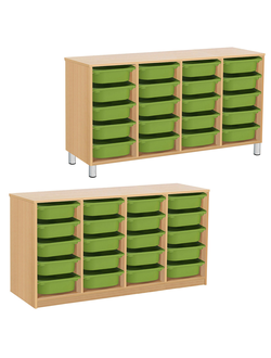 СТЕЛЛАЖНАЯ ВЫДВИЖНАЯ СИСТЕМА ХРАНЕНИЯ 4/93 ПВХ